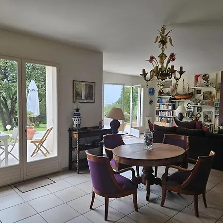 Villa A Merendella, Avec Vaste Jardin Arbore, Vue Mer, Acces Direct Pietrosella