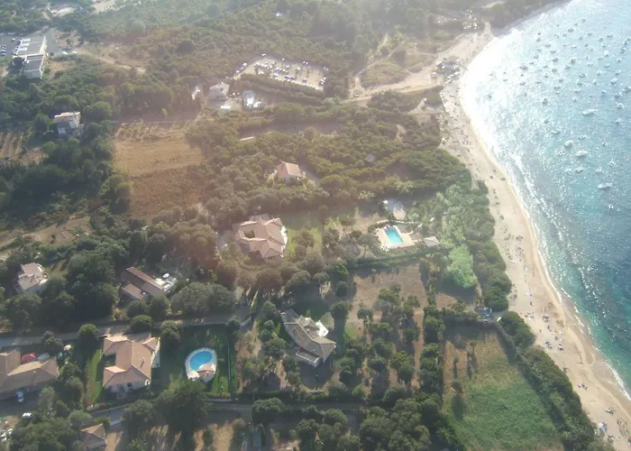 וילה A Merendella, Avec Vaste Jardin Arbore, Vue Mer, Acces Direct Pietrosella